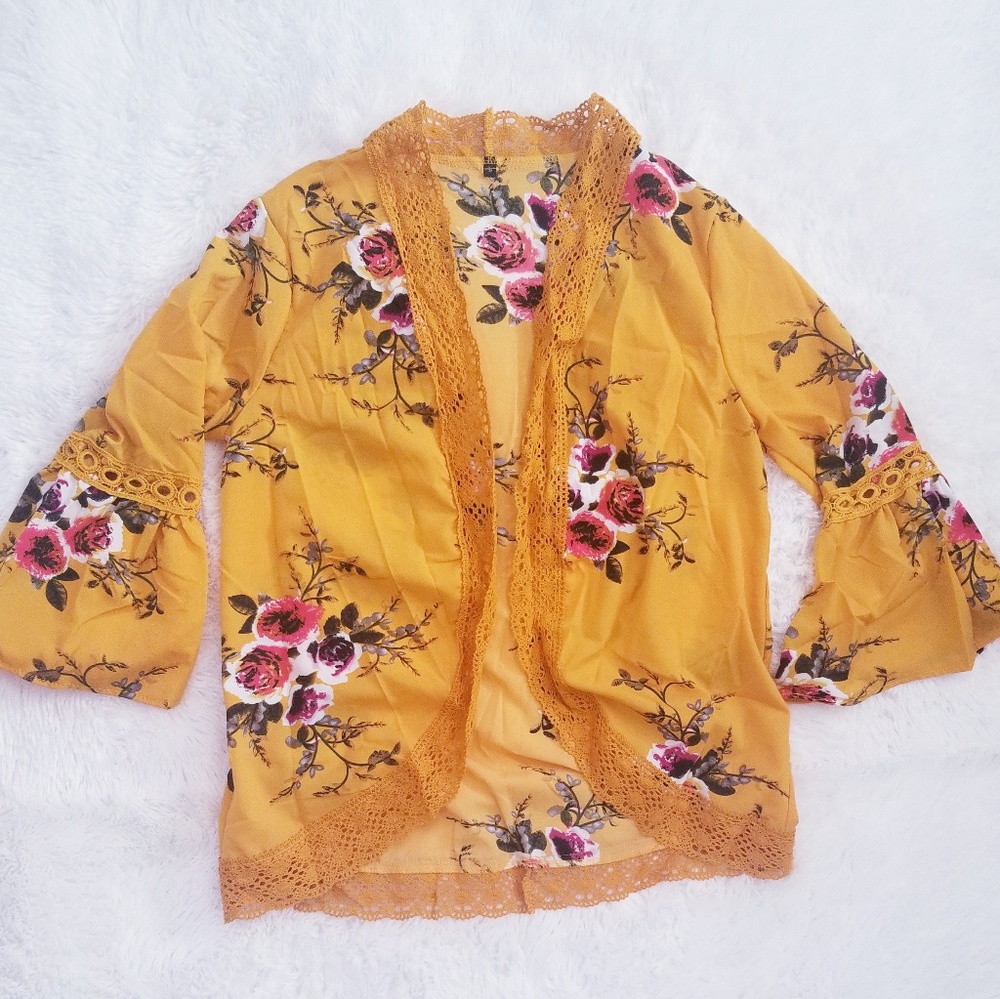 Floral cardigan